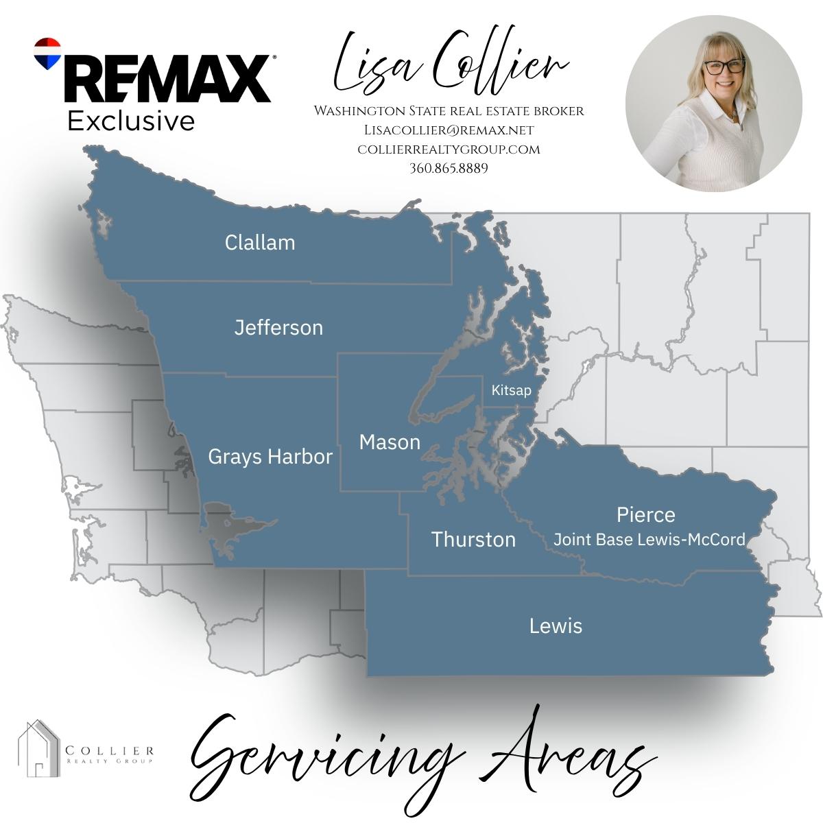 Lisa Collier Real Estate Servicing Areas